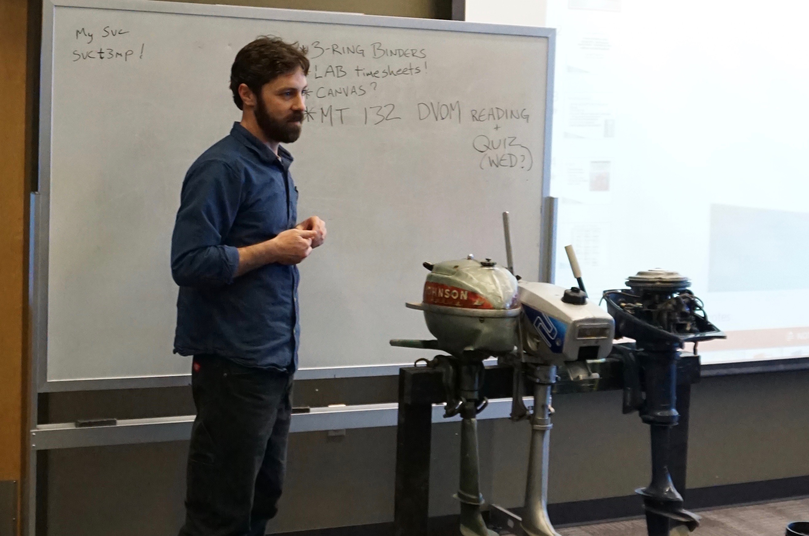 Cruisers College Instructor Matt Mardesich teaches Outboard Motor Repair